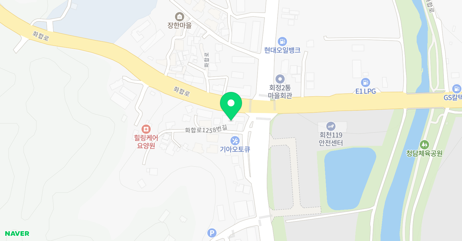 에이치제이 풋볼아카데미 위치