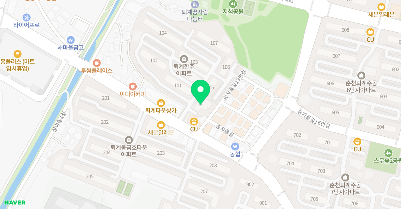 스포츠프렌즈 춘천점 위치