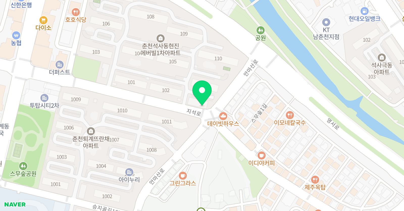 에버빌 피아노 위치