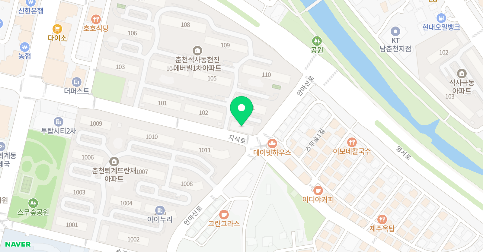 잉글리쉬가든 영어학원 위치