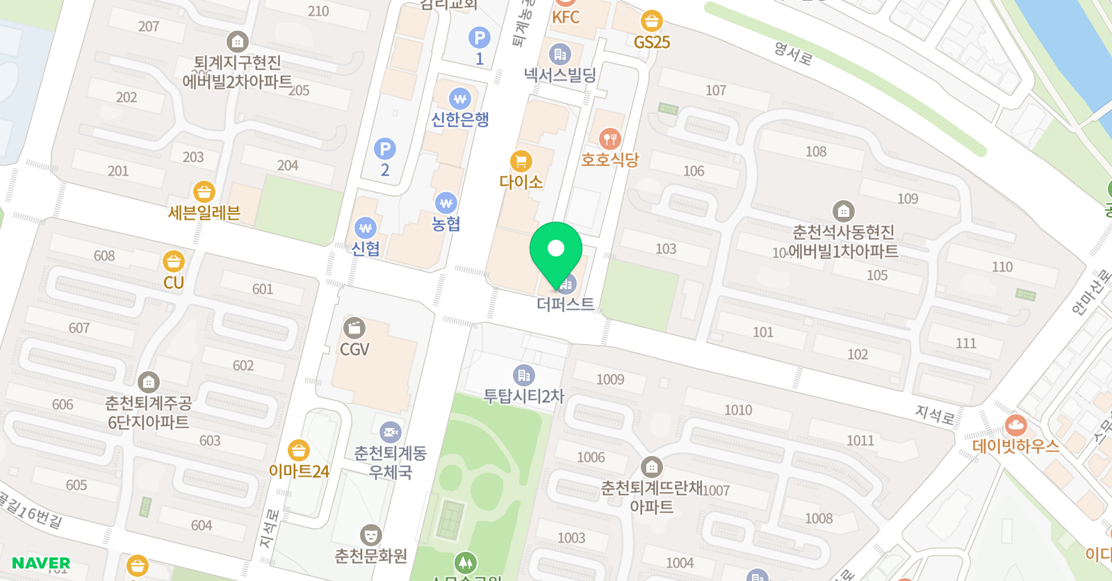 백선생프로젝트 수학학원 위치