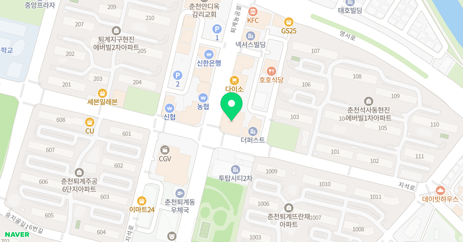 율음악학원 석사점 위치