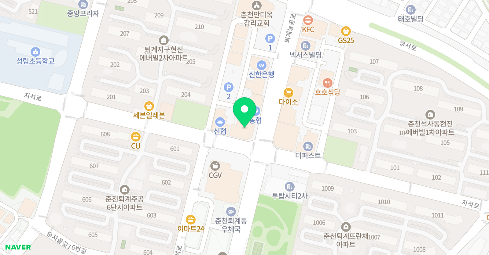 에이치엠 수학전문학원 위치