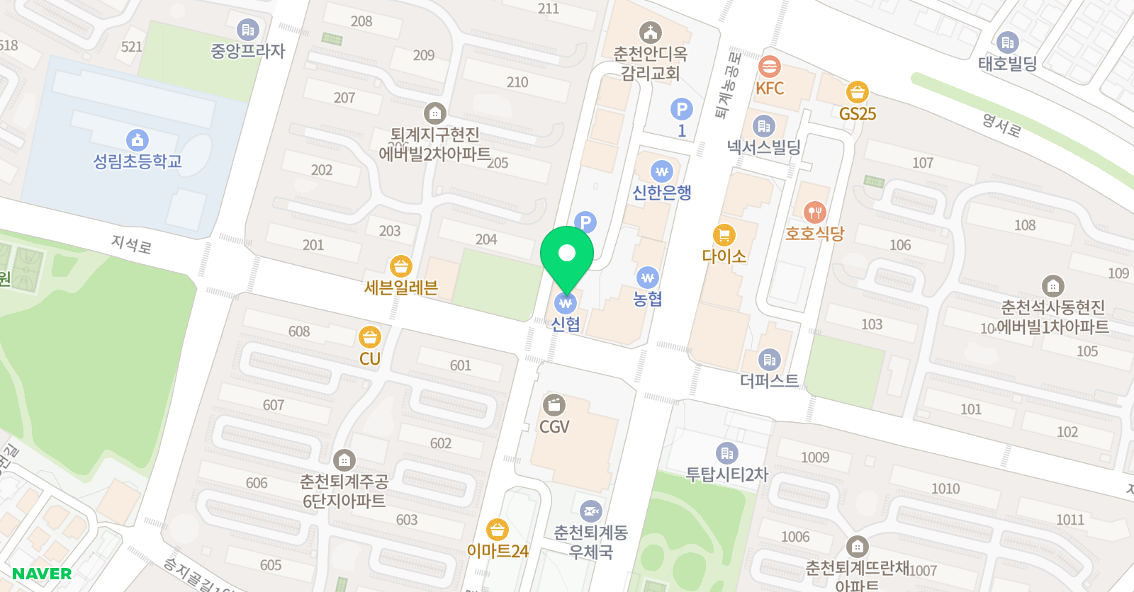 비호 체육관 위치