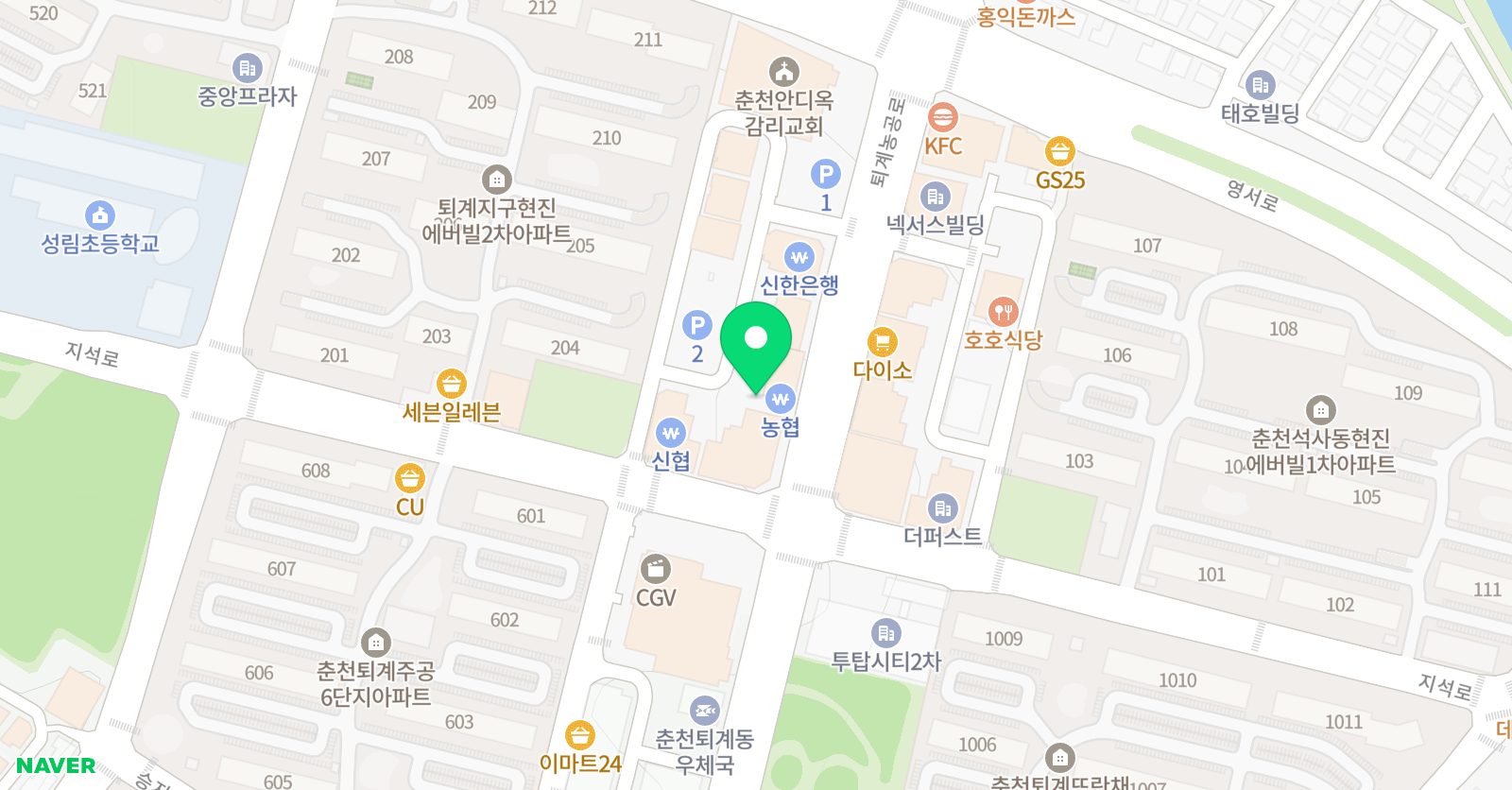 한국체육대학교K태권스쿨 위치