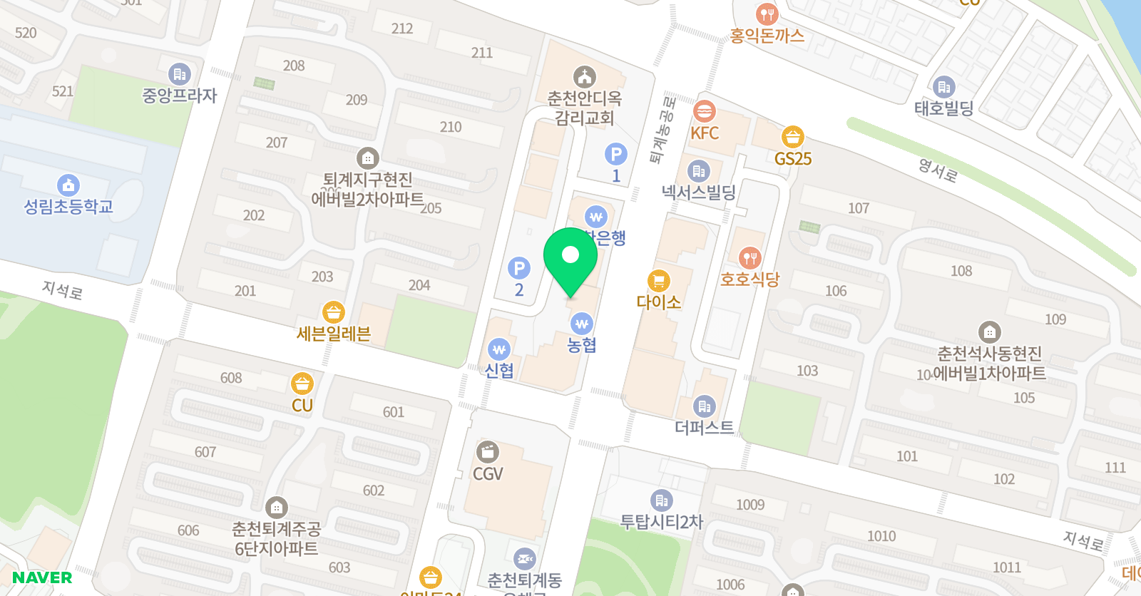 페르마 강원춘천캠퍼스 위치