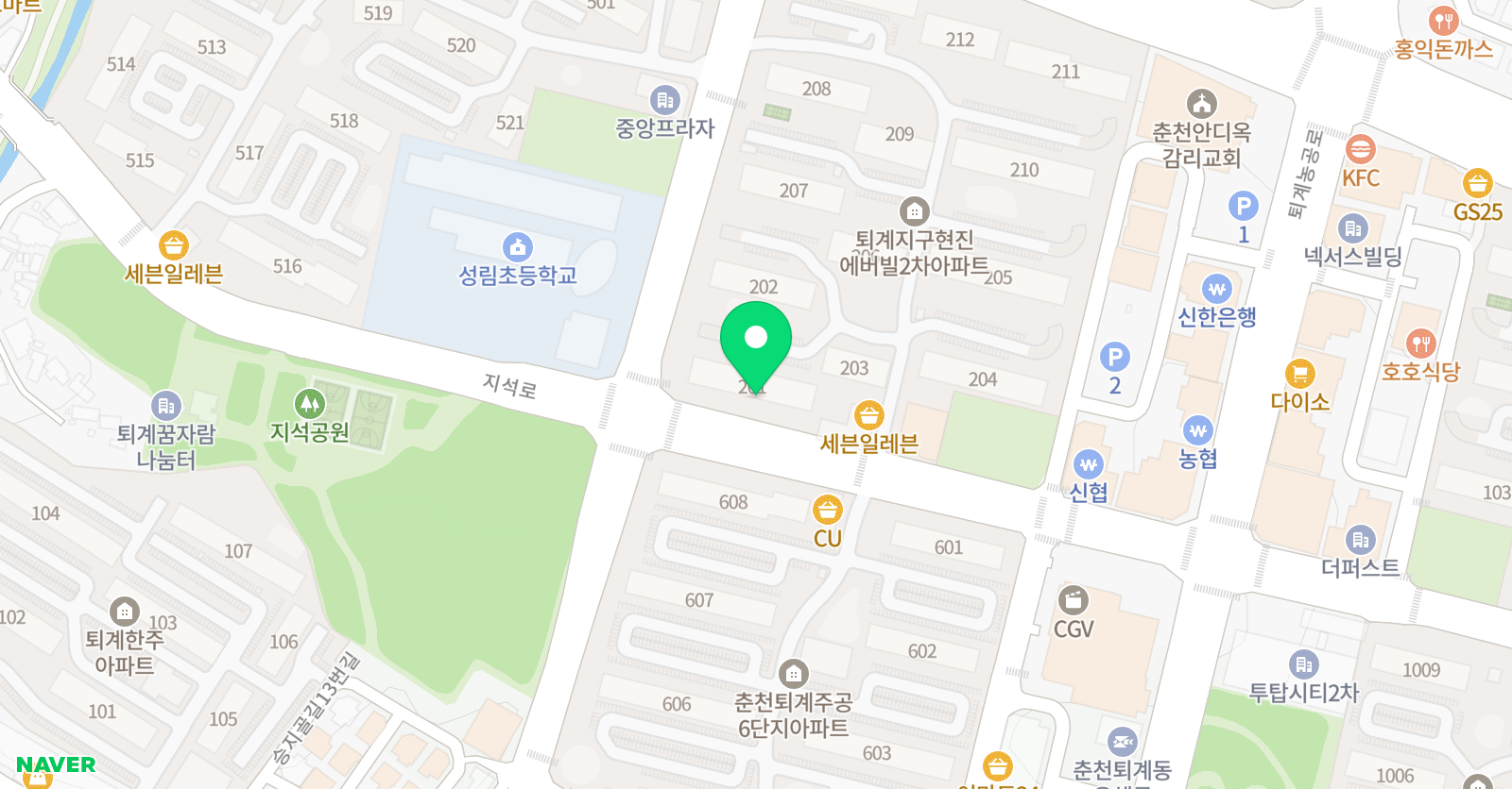 뮤엠영어 현진에버빌2차NEST 위치