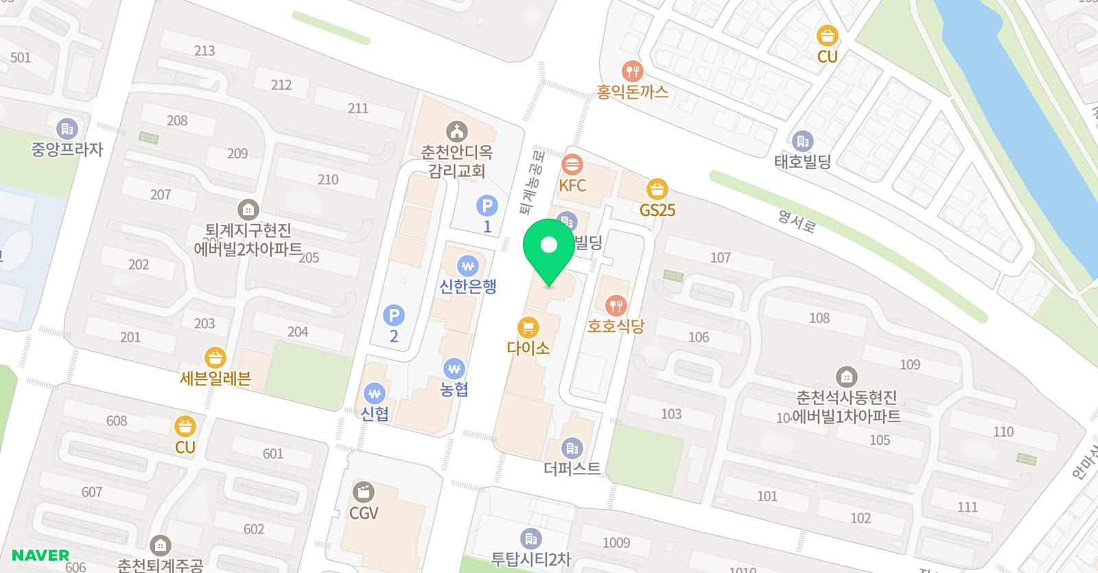 무한실력 수학학원 위치