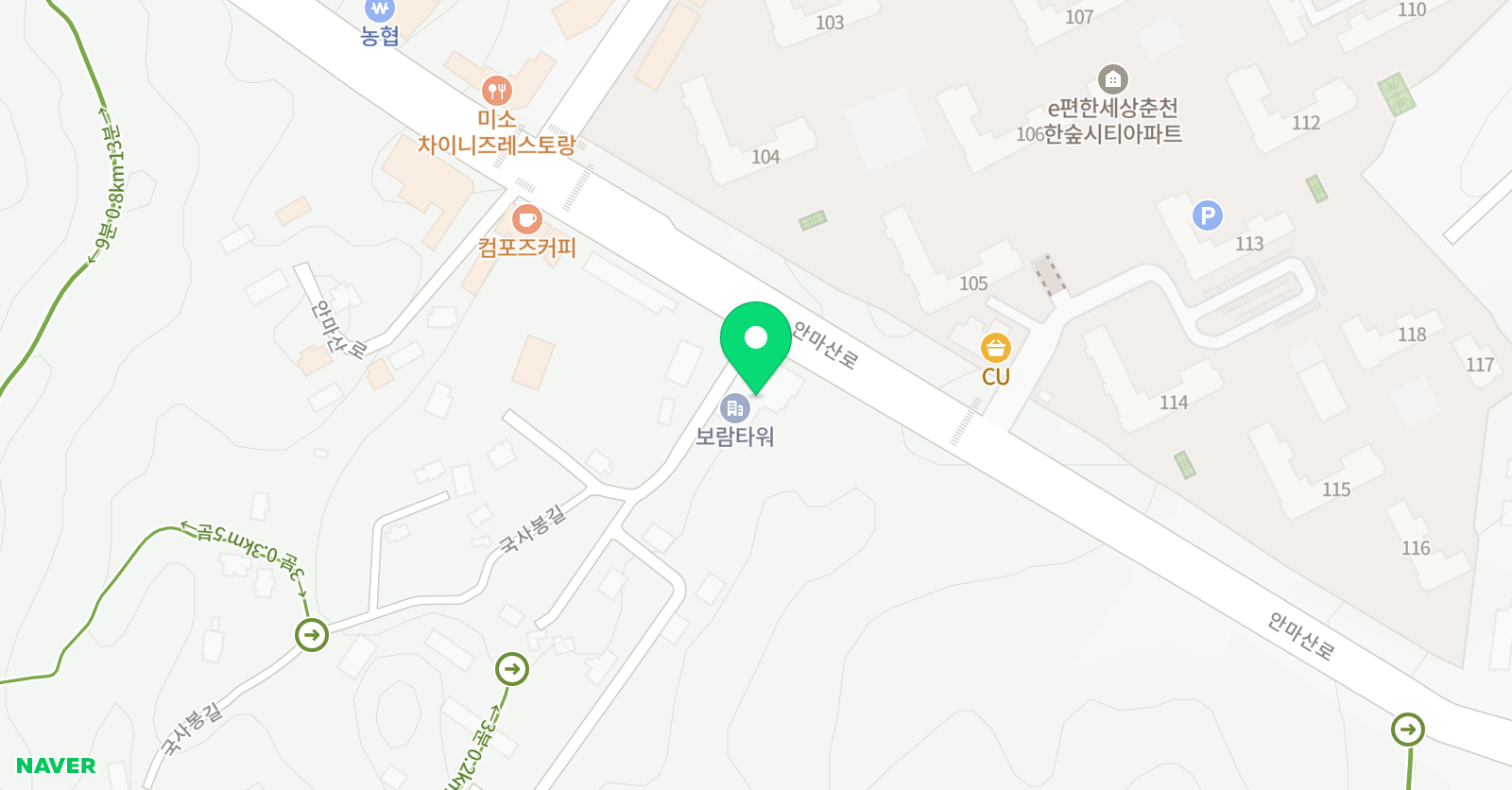 지나앤잉글리시 영어학원 위치