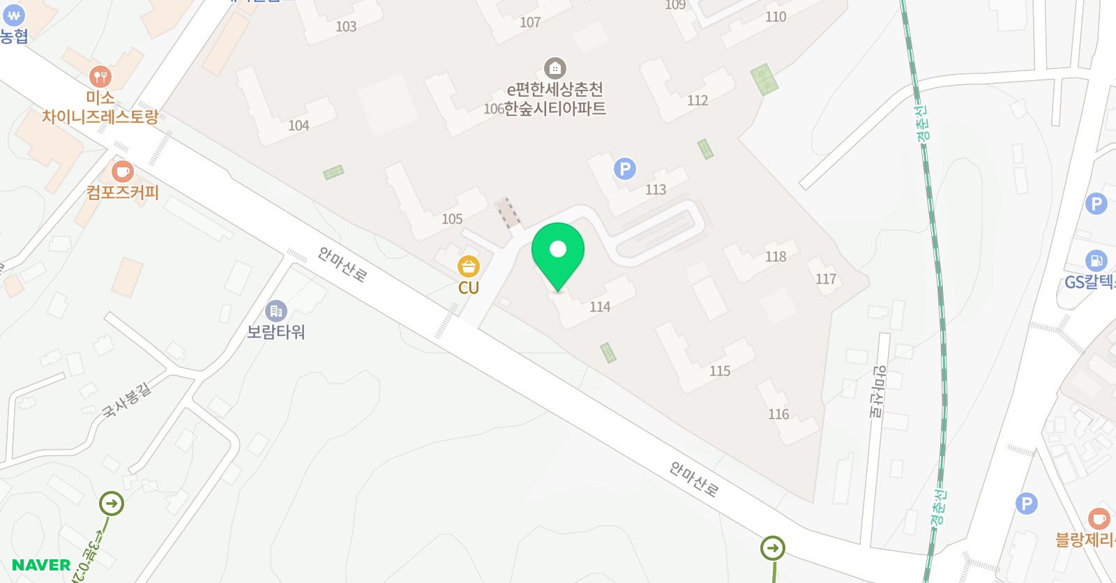 리드앤톡 영어도서관 춘천퇴계센터 위치
