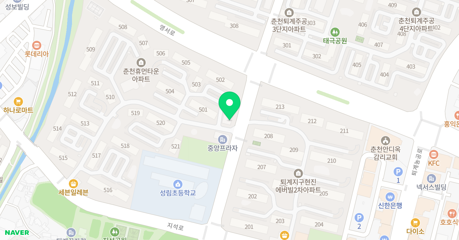 분홍나무 미술학원 위치