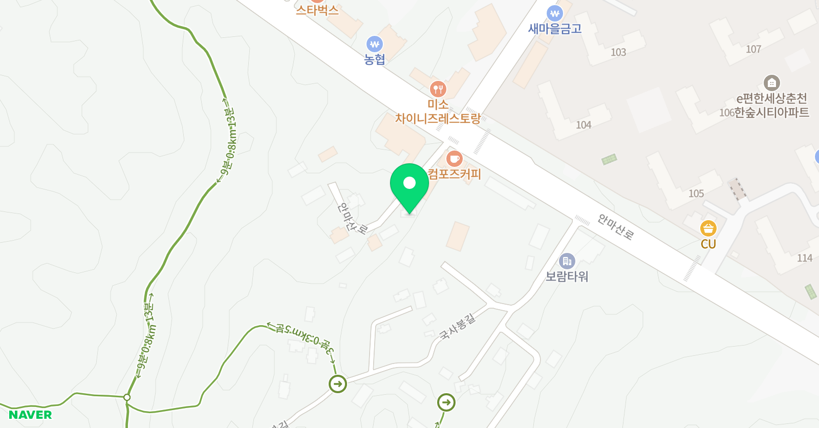 핵심 학원 위치
