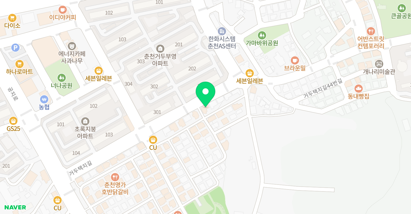 엑시스 수학학원 위치