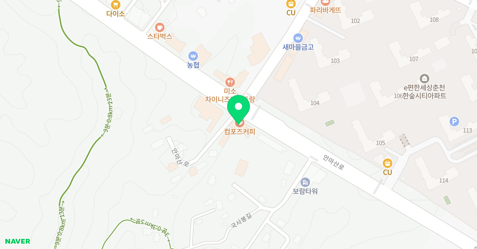 라운 음악학원 위치