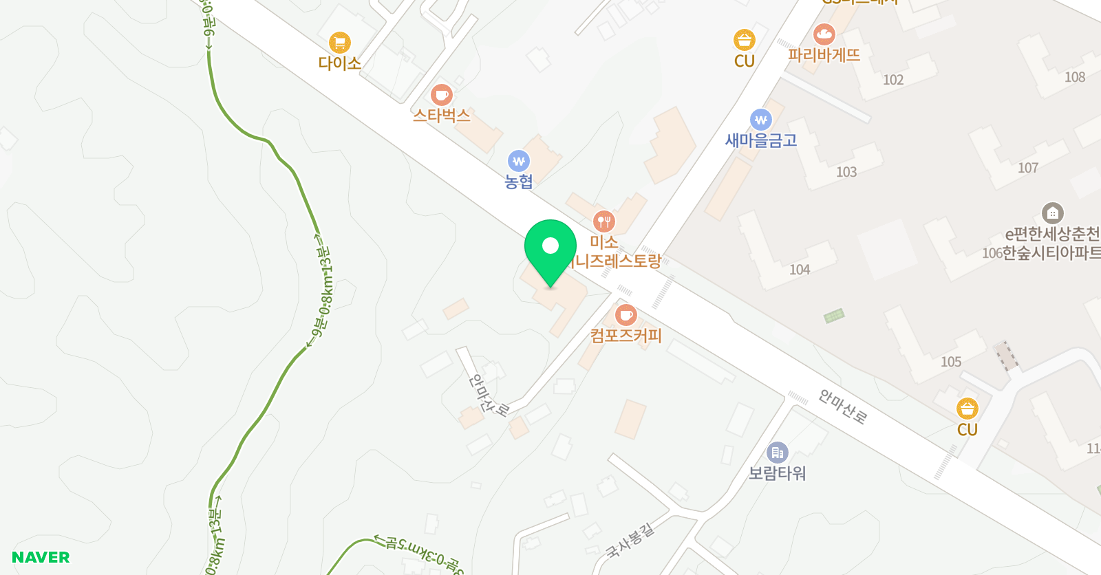 제이플레이한숲 줄넘기 전문교육관 위치