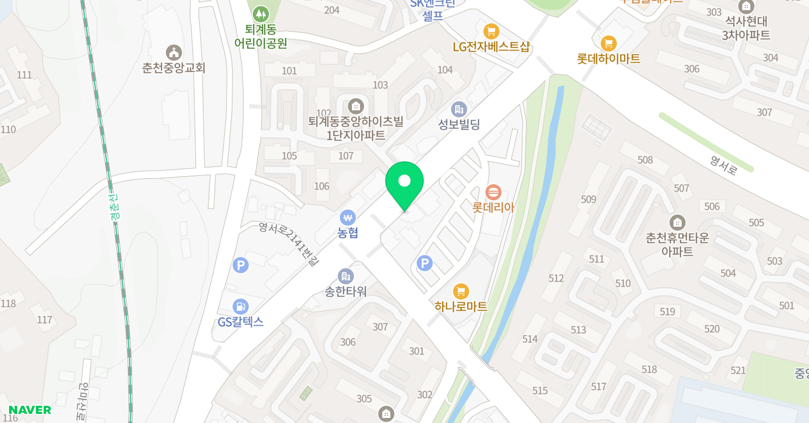 딱풀리는 수학몽키스 학원 위치