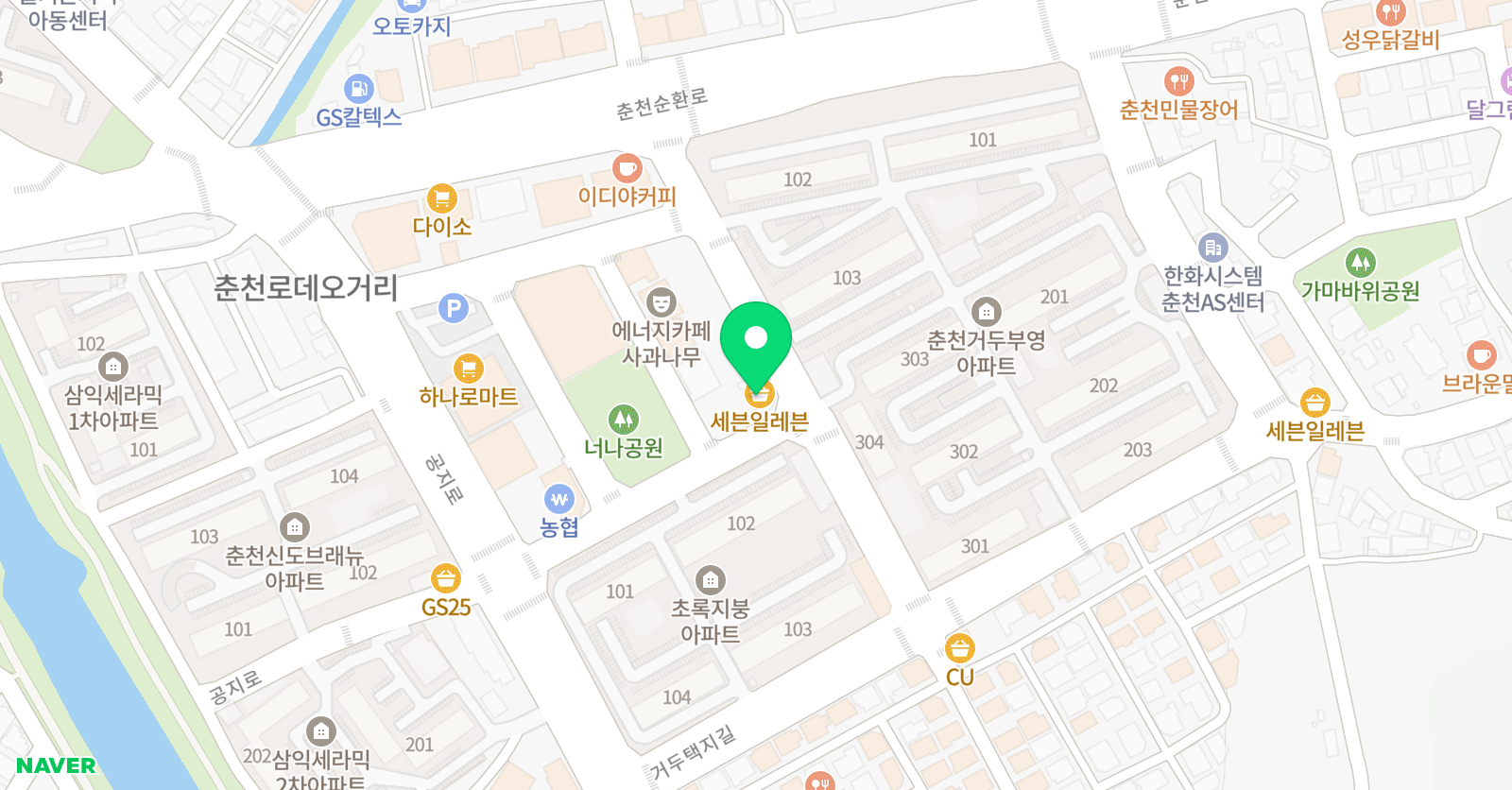 흩 무용학원 위치