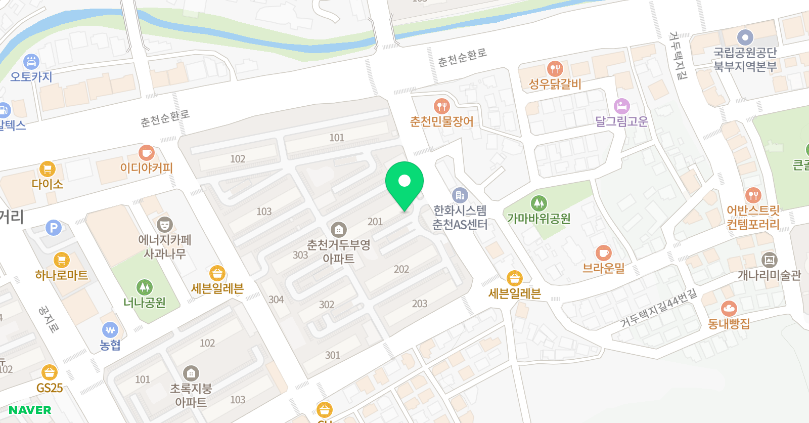 뮤엠 영어 거두부영NEST 위치
