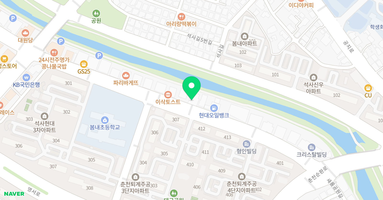 하버드 핵심영어학원 위치