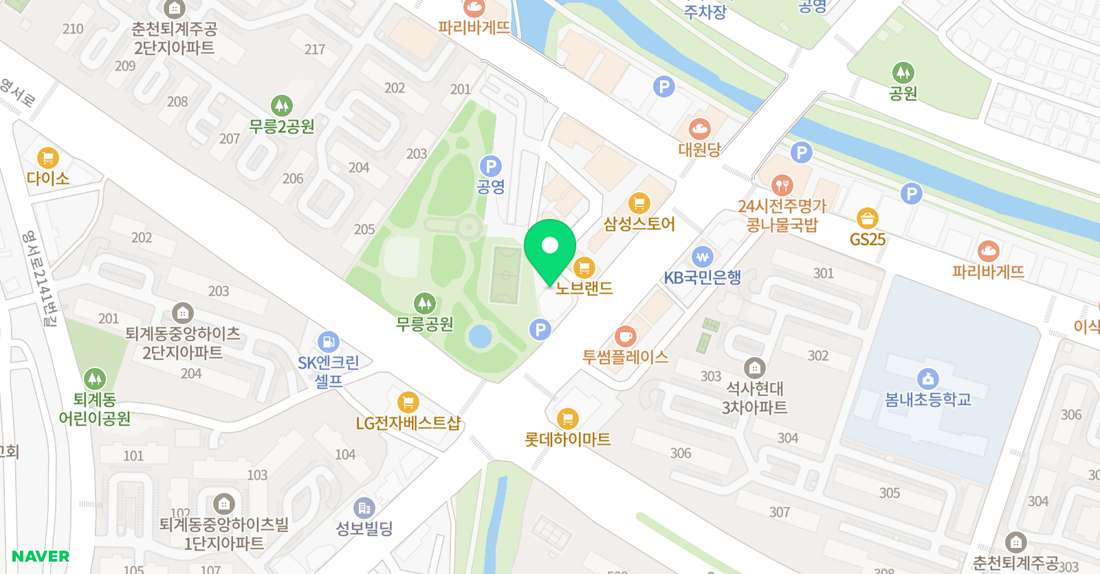 씨앤씨 발레학원 위치
