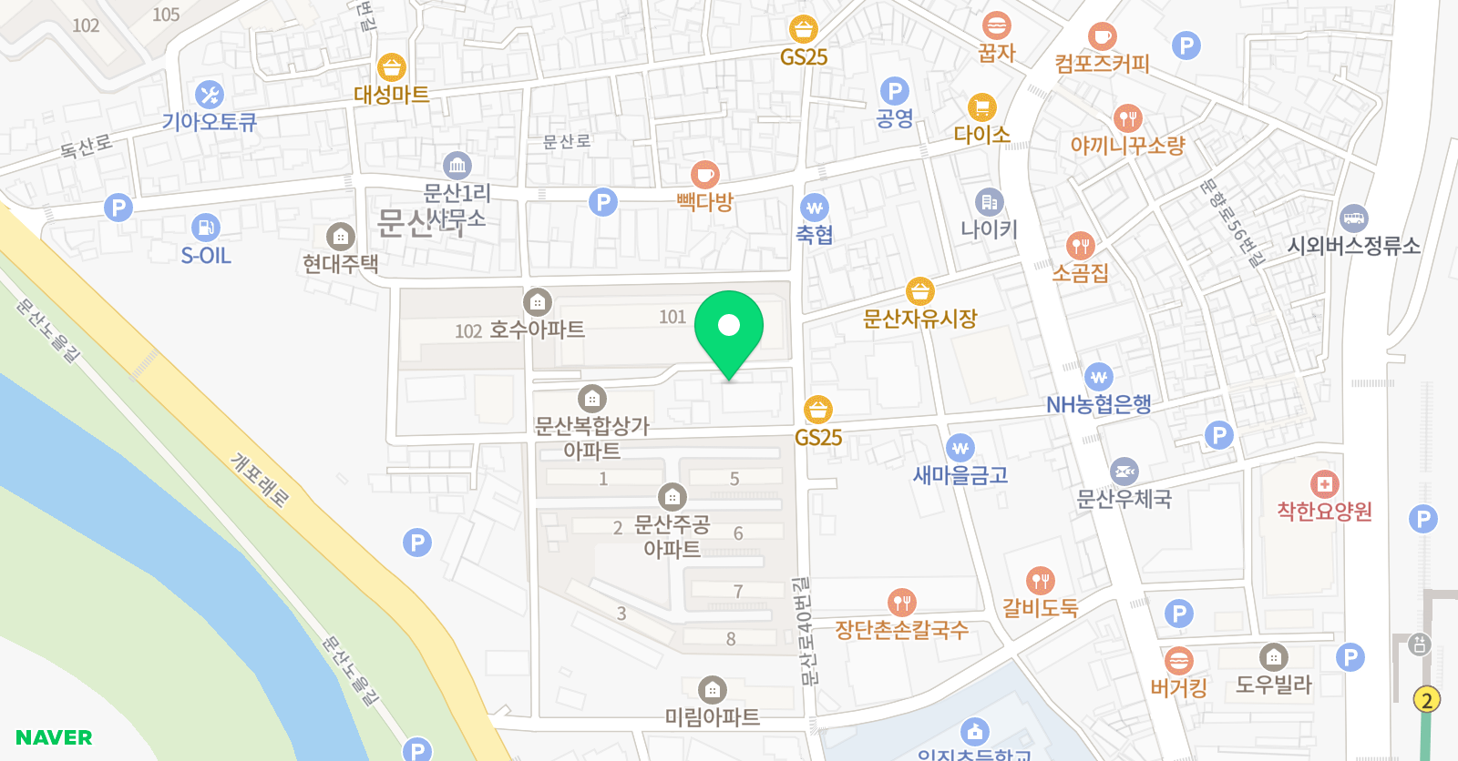 김수진 학원 위치