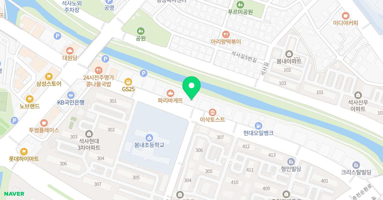 차오름 태권도장 위치