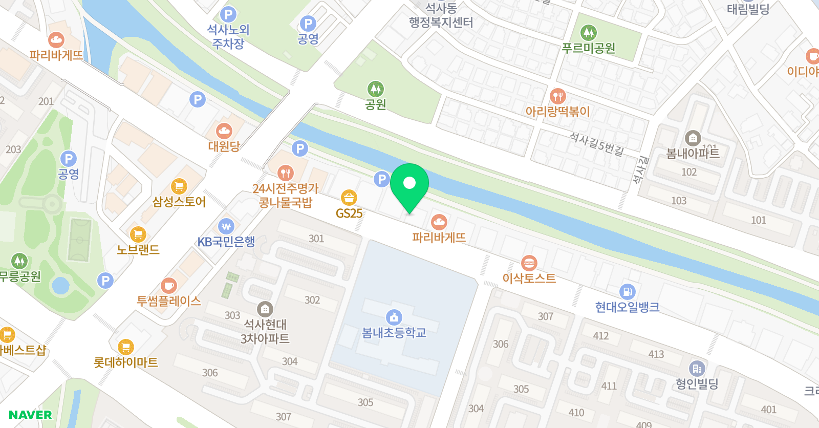 TIMEGGE 영어학원 위치