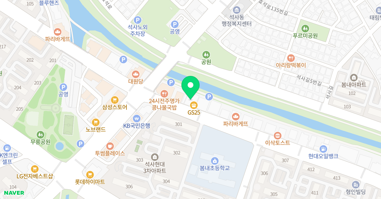 이루다 영어수학학원 위치