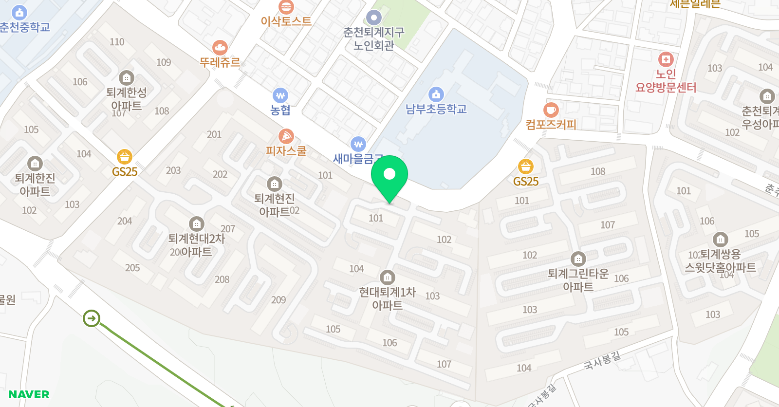 이비 수학학원 위치