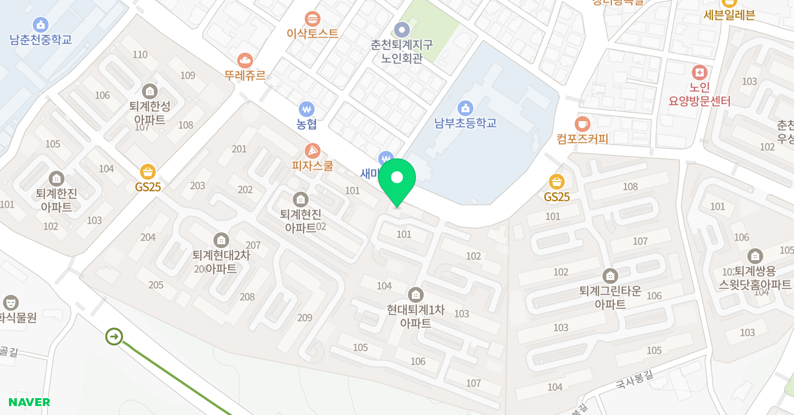 다니엘젭스 영어 위치