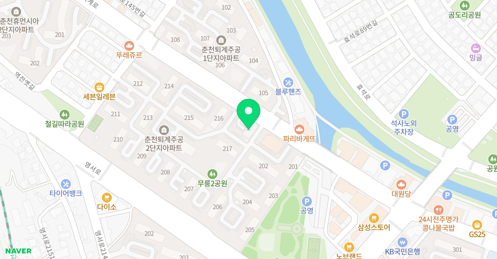 리더짐 어린이스포츠센터 위치