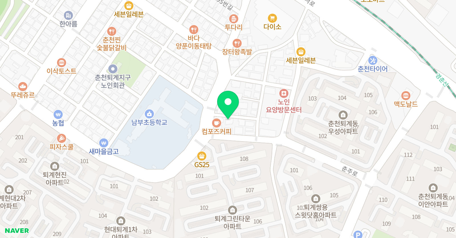 아름다운 미술학원 위치
