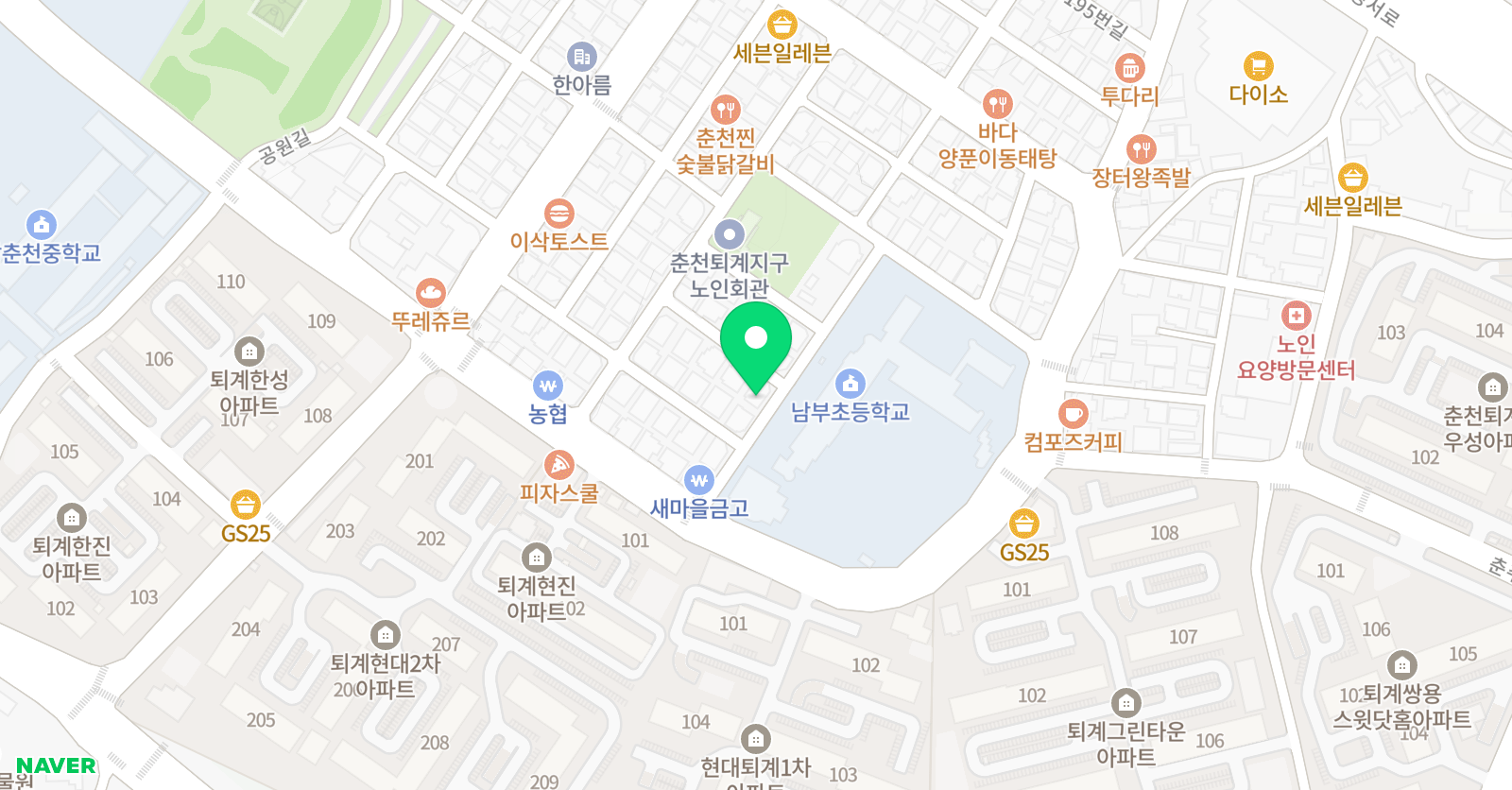 강한 국어 위치