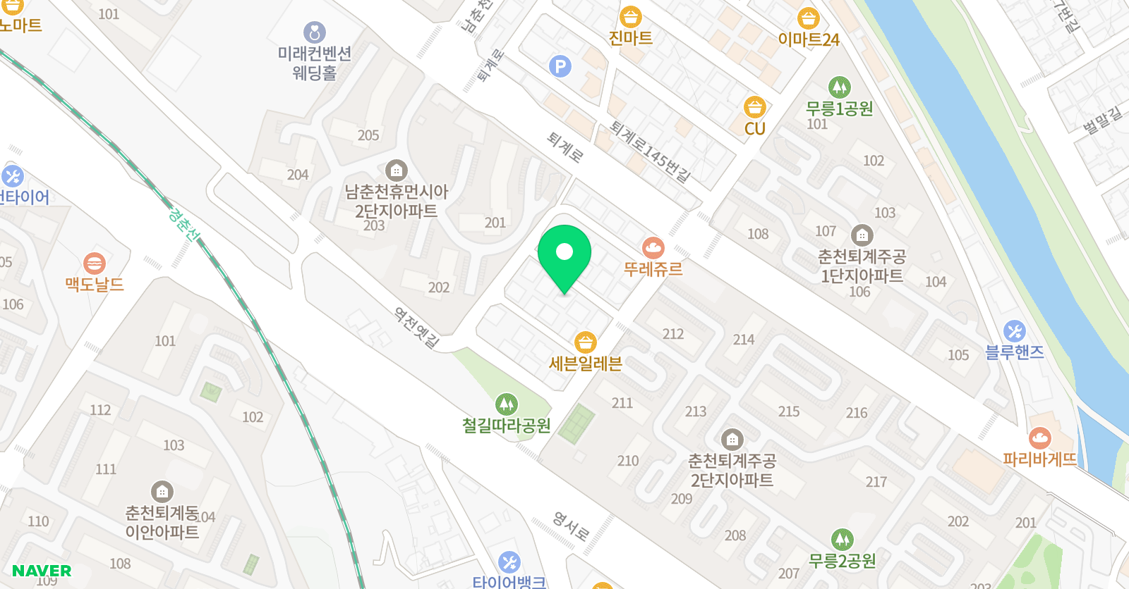 이앤아이어학원 위치