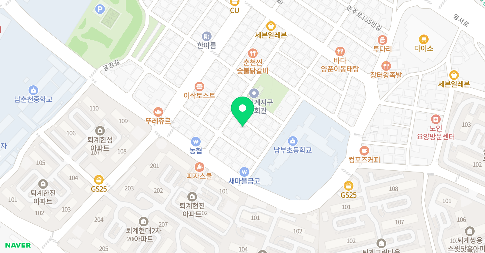 이룸공간 아뜰리에 위치