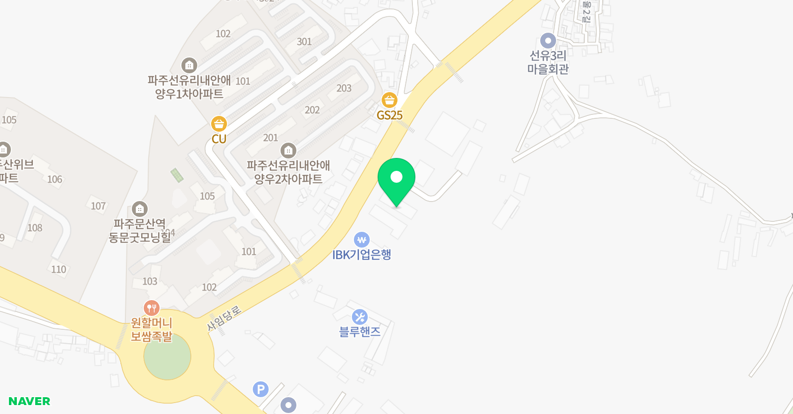 유리 피아노학원 위치