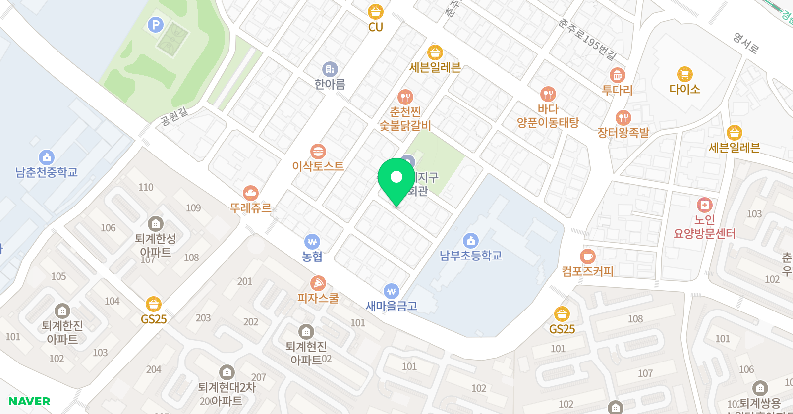 응용영어 위치
