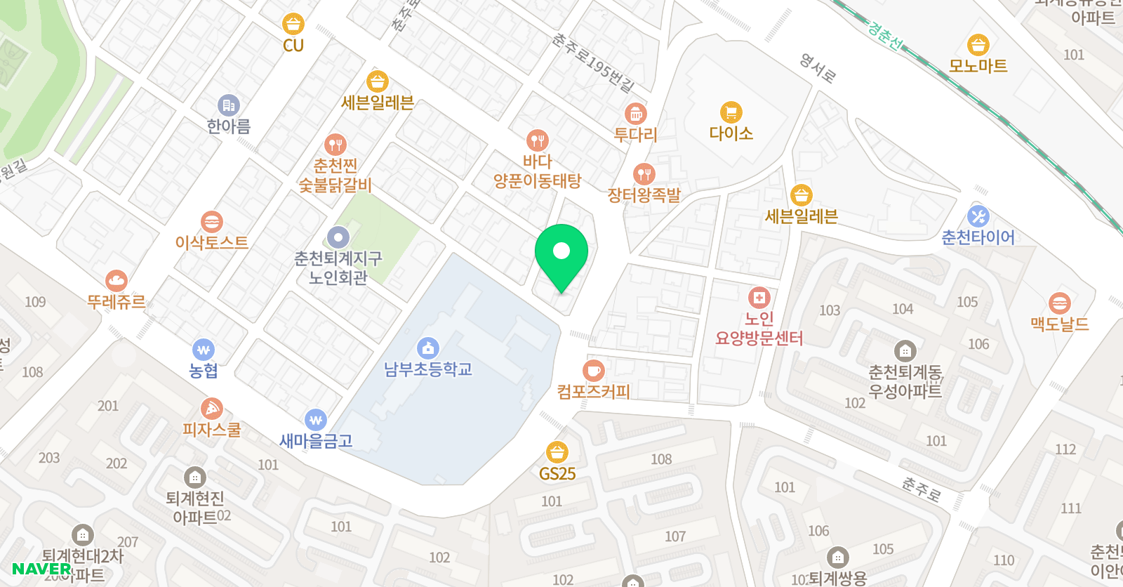 호반 바둑교실 위치