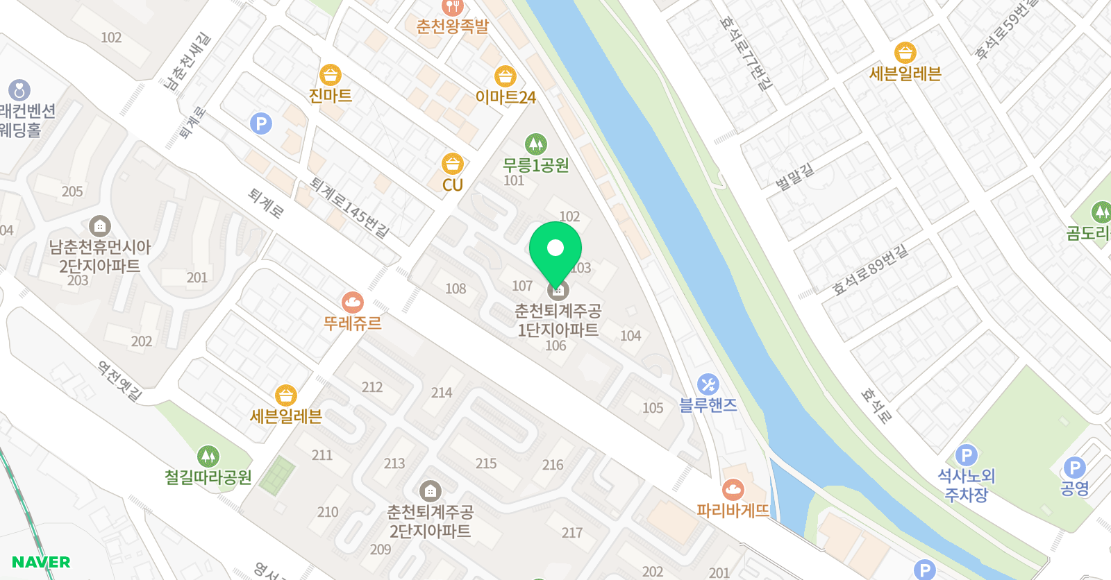 비발디파크 스키 강습 몬스터스키 위치