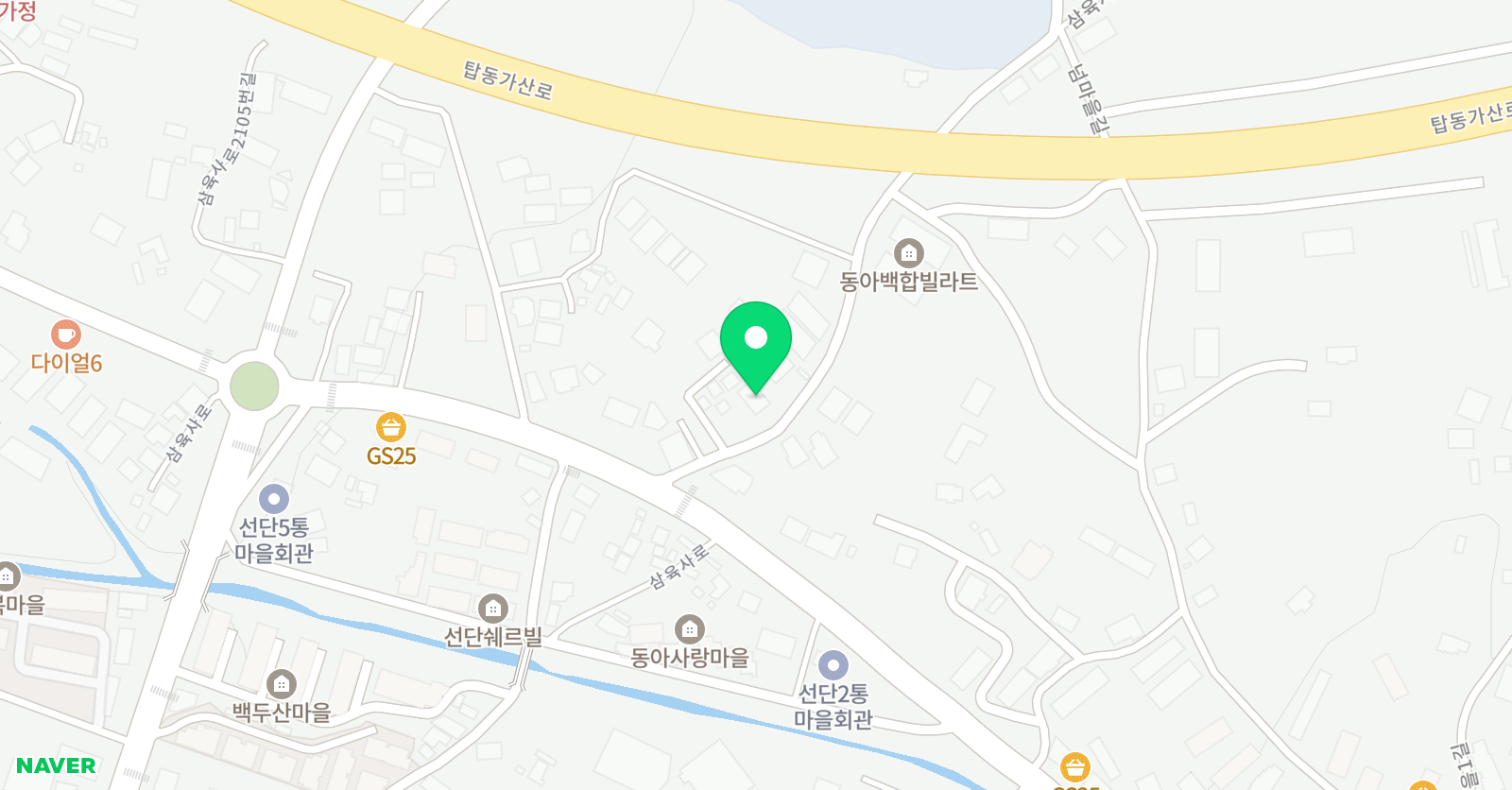 선단왕 수학학원 위치