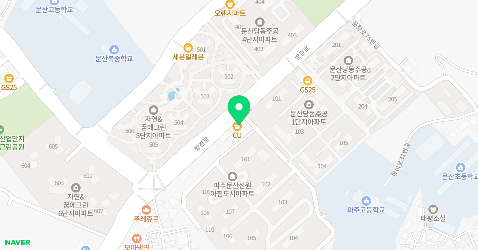 탑플러스 학원 위치