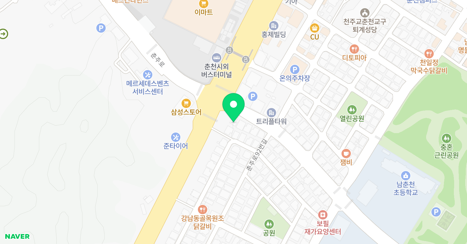 체크마크 영어교습소 위치