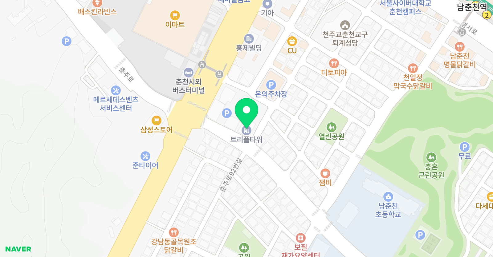 혜윰 학원 위치