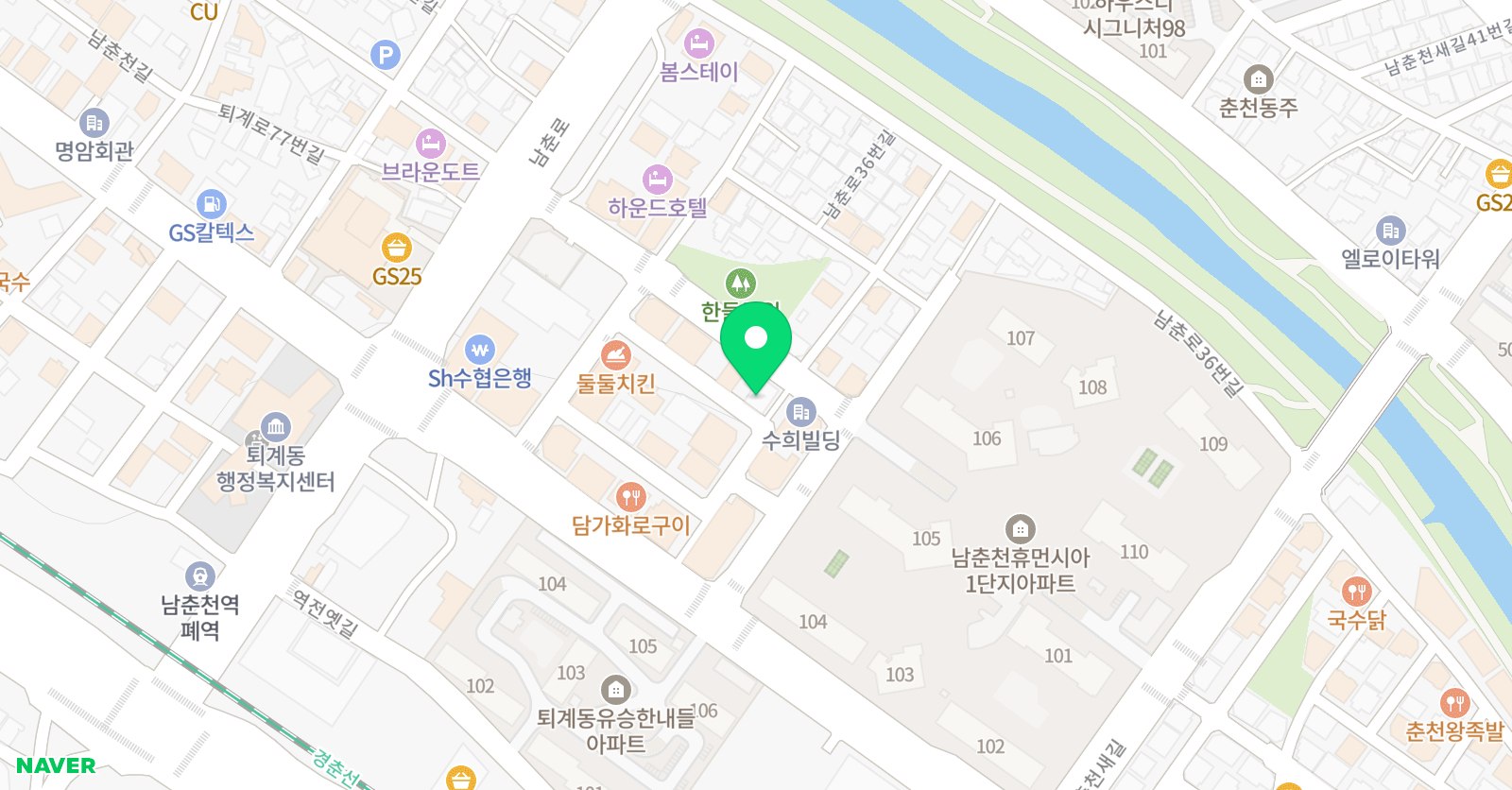 늘품 국어교습소 위치