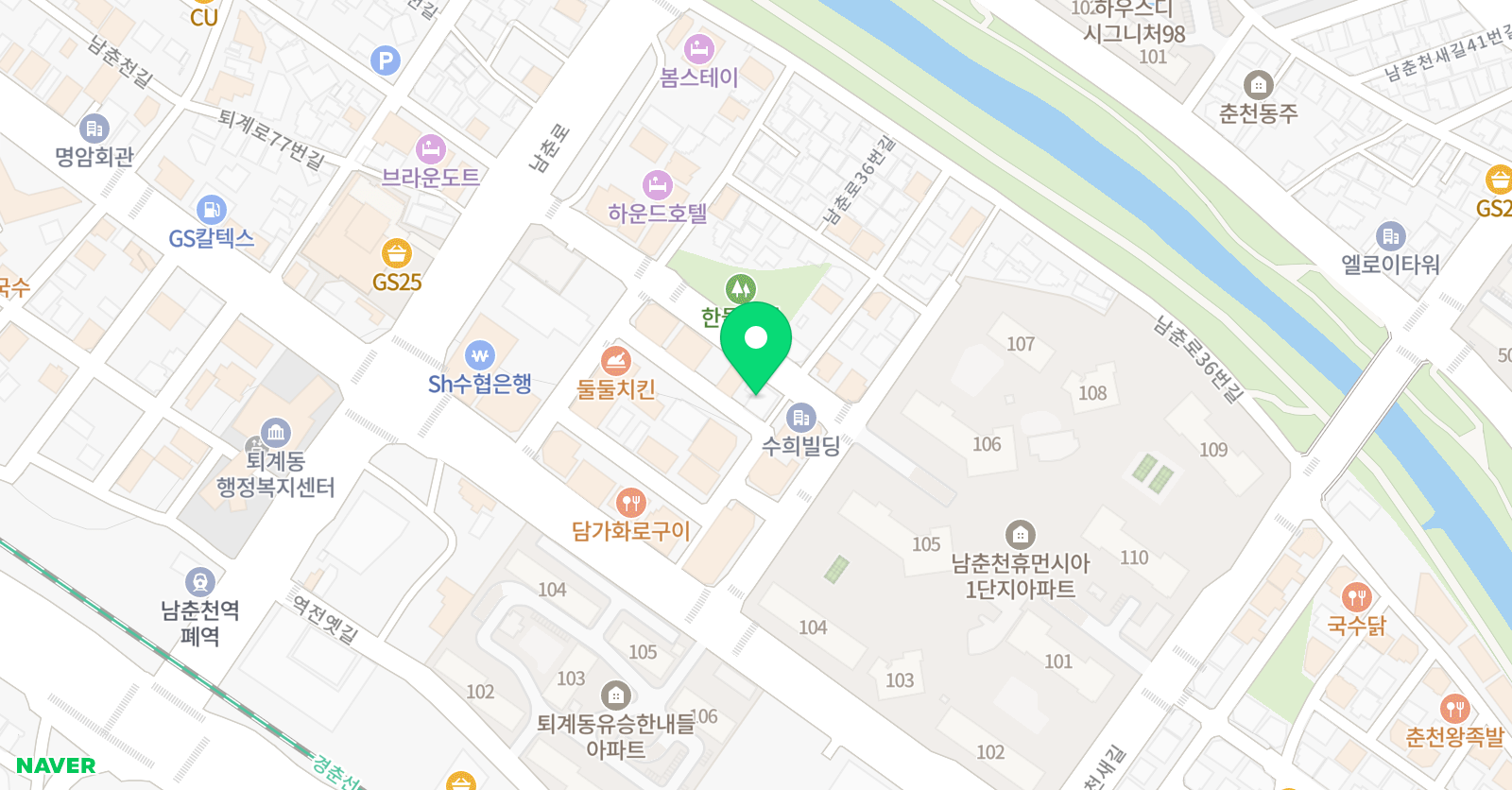 에리카셰이 학원 위치