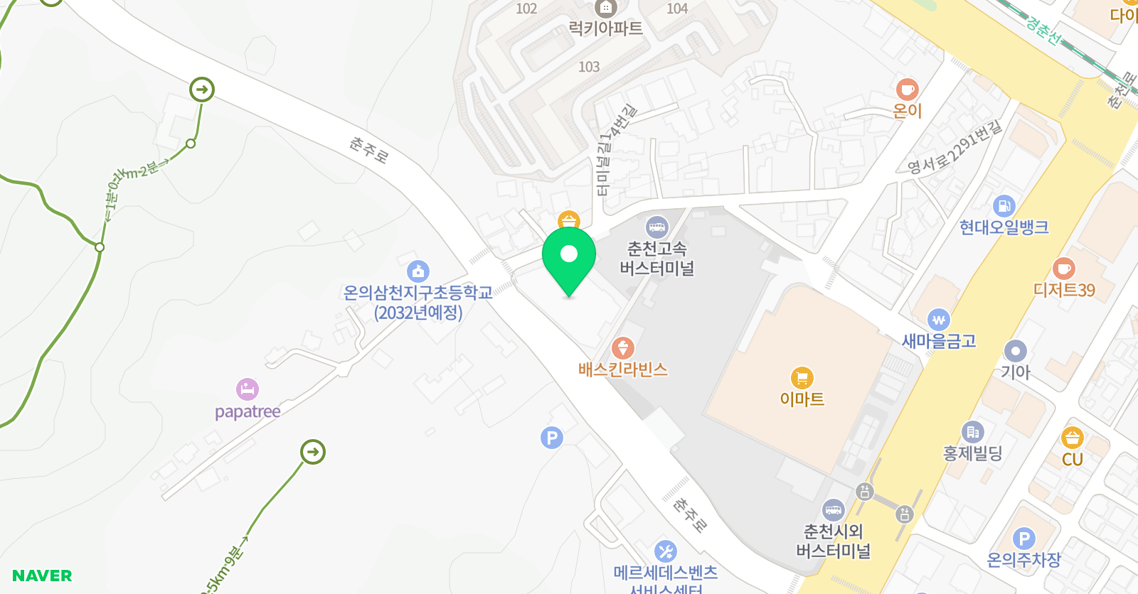 뉴욕 바이올린 위치