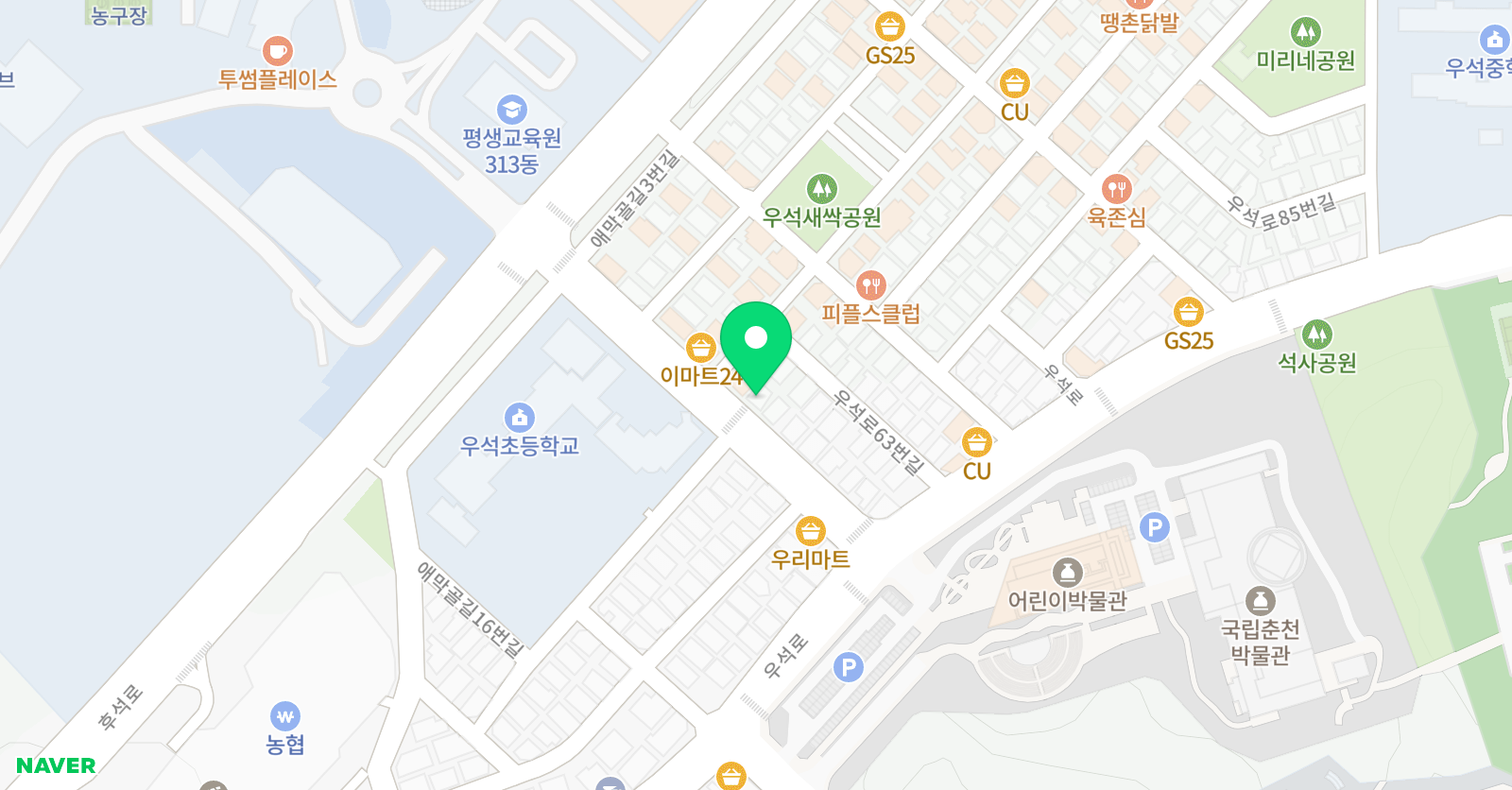 인왕 강호태권도장 위치