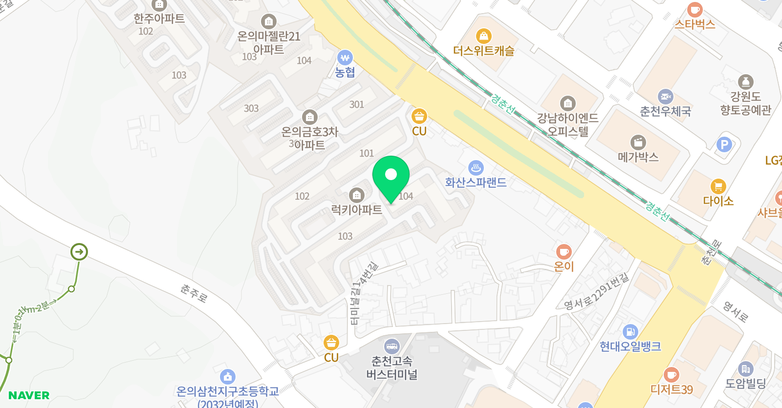 RRE 영어공부방 위치