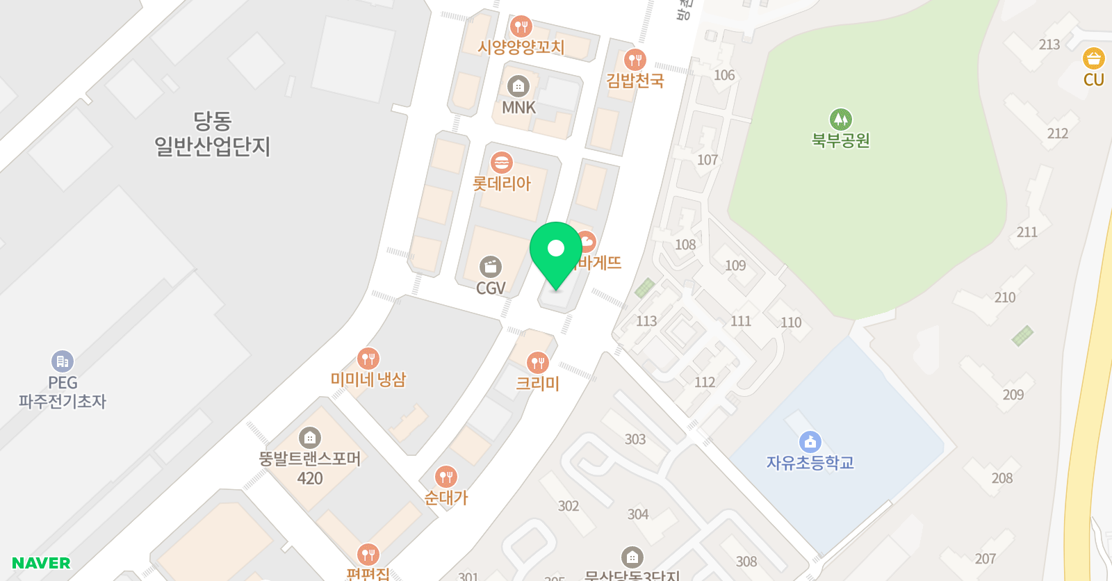 수풀림 수학교습소 위치