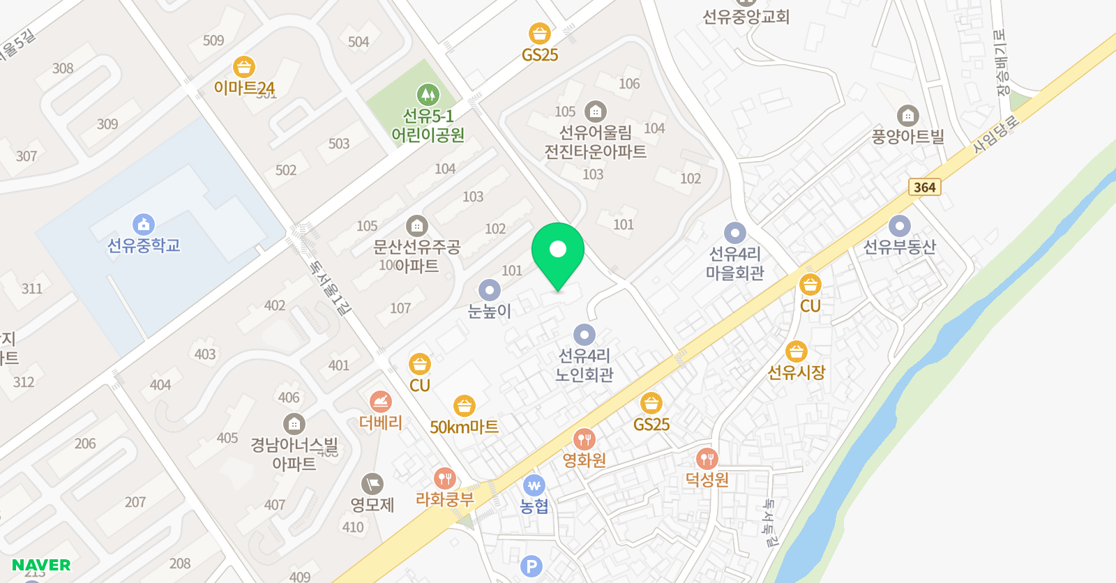 제이에벤에셀 음악학원 위치